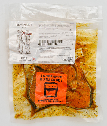 Стейки  форели в пакете для запекания в соусе средиземноморский 0,35 - 0,5 кг